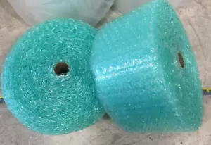 1/2" 12" Wide Large Bubble Cushioning Wrap Padding Roll Perforated 200 ft total - Picture 1 of 2
