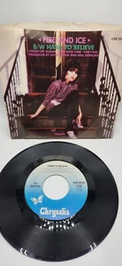 Pat Benatar Fire and Ice B/W Hard To Believe 1981 45 7" - Picture 1 of 2