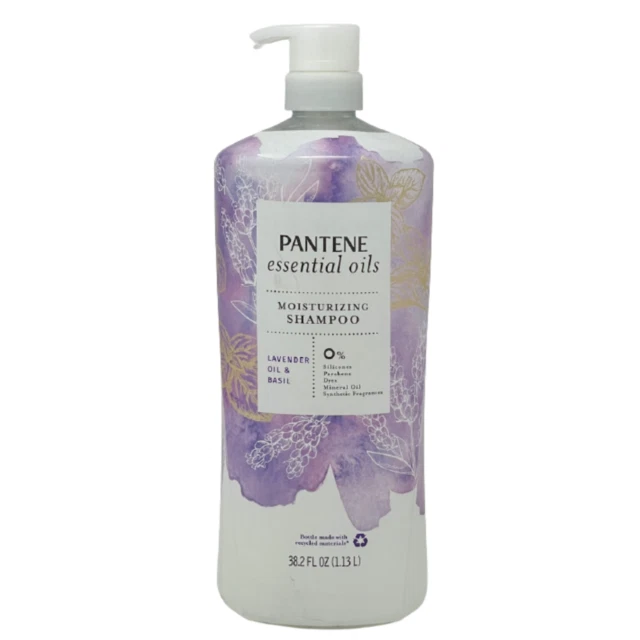 Pantene Essential Oils Moisturizing Shampoo (38.2oz)