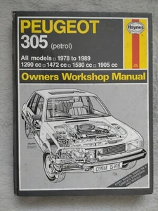 Peugeot 305 Petrol 1978-89 Haynes Owner's Workshop Manual No 538 - Picture 1 of 5