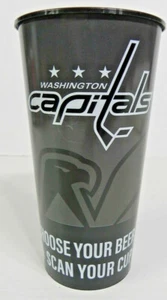 washington CAPITALS medium WIZARDS souvenir CUP stadium FREE shipping 22oz SCAN! - Picture 1 of 5