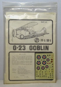 Modelli Esoterici NAF-22 - Grumman FF-1 G-23 Goblin Vacform + Kit Metallo 1/72 - Imagen 1 de 8