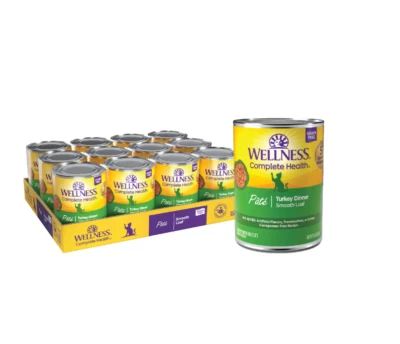 Wellness Complete Health Canned Cat Food, Turkey Dinner Pate, 12.5 oz (12) - Image 1 of 4