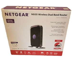 NETGEAR Wi-Fi Wireless N600 Dual Band Router WNDR3400 - Picture 1 of 4