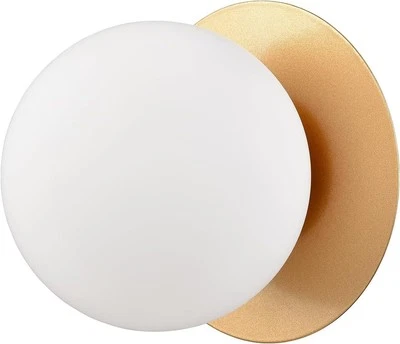 Gold Wall Sconce Modern Wall Light Mid Century Vanity Light 1 Light - Image 1 of 4