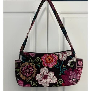 Vera Bradley Maggie Mod Floral Pink Quilted Shoulder Bag NWOT - Picture 1 of 9