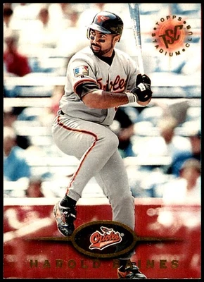 Harold Baines 1995 Stadium Club #444 Orioles MLB READ FREE SHIPPING AutographDen - Image 1 of 2