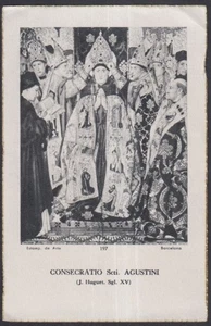 Holy card antique de San Agustin santino image pieuses estampa - Picture 1 of 1