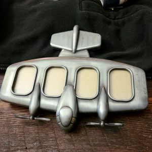 Cornice portafoto aereo metallo di Malden unica grande dettaglio contiene 4 foto - Foto 1 di 5