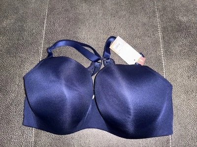 Sujetador para mujer Lane Bryant Cacique azul marino 38DDD - NUEVO CON ETIQUETAS puede cruzar correa trasera Foto 1 de 4