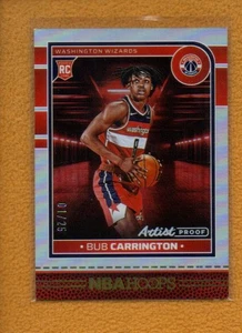 Bub Carrington 2024-25 Panini NBA Hoops Rookies Artist Proof RC #244 /25 01/25 - Picture 1 of 2