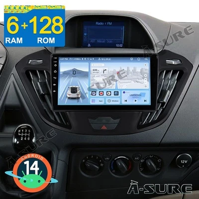 6+128GB Autoradio Für Ford Transit Tourneo Custom 2012-2021 Android 14 Navi BT - Bild 1 von 4