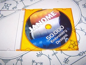 JANOME 50000 Embroidery Designs Stickmuster DVD - Bild 1 von 1