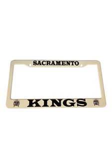 Vintage Sacramento Kings NBA Basketball License Plate Holder Frame - Picture 1 of 3