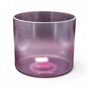 Crystal Tones 7" Lavender Aura Gold Quartz Crystal Singing Bowl (G#4-45) - Picture 1 of 4