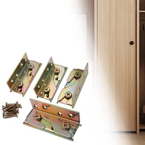 4x Bed Rail Brackets Hardware Screws Included Installation Bracket Connector - Picture 1 of 7