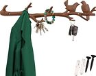 Cast Iron Birds On Branch Hanger Rack with 6 Hooks | Vintage Decorative Cast ...