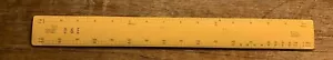 Vintage Blundell Harling No 4-B Duraline Metric Architects Scale Rule B54055M - Picture 1 of 2