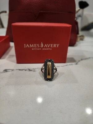 Anillo de reliquia James Avery retirado raro plata de ley 925 y bronce Foto 1 de 3