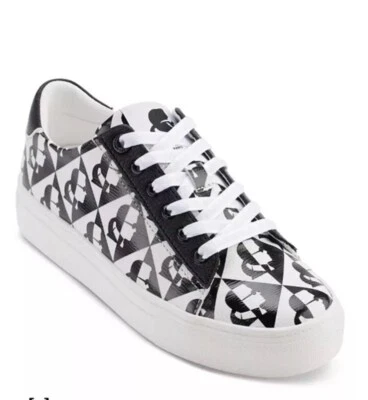 Nuevas zapatillas Karl Lagerfeld para mujer blancas/negras Paris Cate Diamond, talla 7,5;8,5; Foto 1 de 4