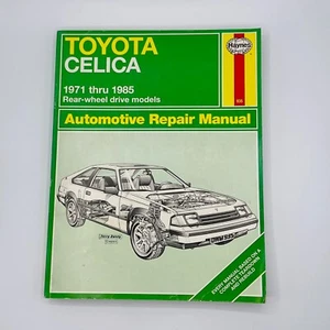 Haynes Toyota Celica Repair Manual 1971-1985 Rear Wheel Drive Models 935 Vintage - Picture 1 of 14