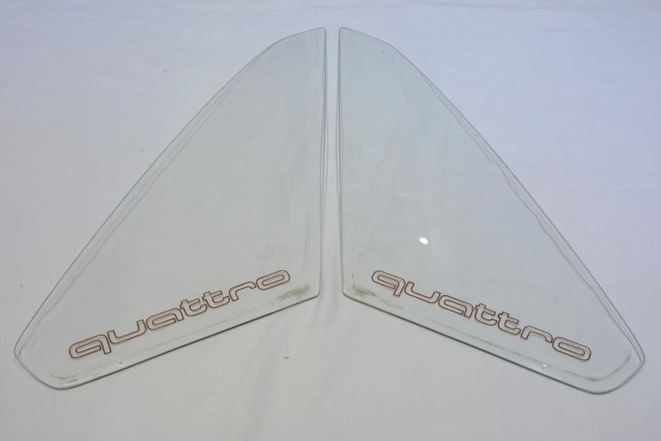 Audi 80 90 Quattro Typ 81 85 Rear Side Quarter Triangle Window Glass PAIR - Изображение 1 из 4