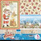 Blocchi di Carte Scrap Dear Santa Patterns Pad 8 cartoncini per decorazioni