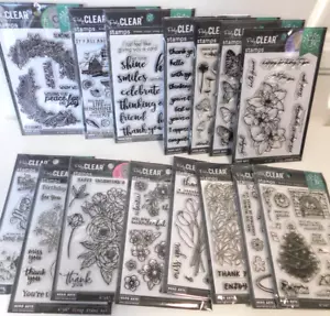 Estampillas de fotopolímero transparentes Hero Arts que elijas el diseño - Imagen 1 de 20