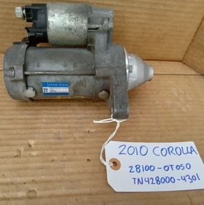 2009-2016 TOYOTA COROLLA 1.8L STARTER MOTOR 28100-0T050 TN428000-4301 OEM - Picture 1 of 20