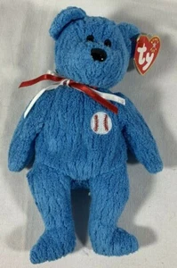 NUEVO TY BEANIE ADDISON BÉISBOL OSO AZUL RETIRADO - Imagen 1 de 5