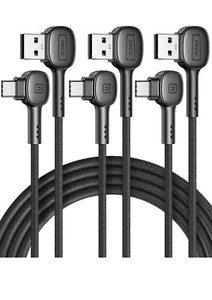INIU USB C Ladekabel, 90° Grad [2+2+0,5 m] Typ C Kabel 3,1 A QK Schnellladen - Bild 1 von 7