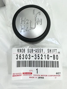 GENUINE TOYOTA FJ CRUISER 4RUNNER TRANSFER SHIFT LEVER KNOB 36303-35210-B0 #902 - Picture 1 of 7