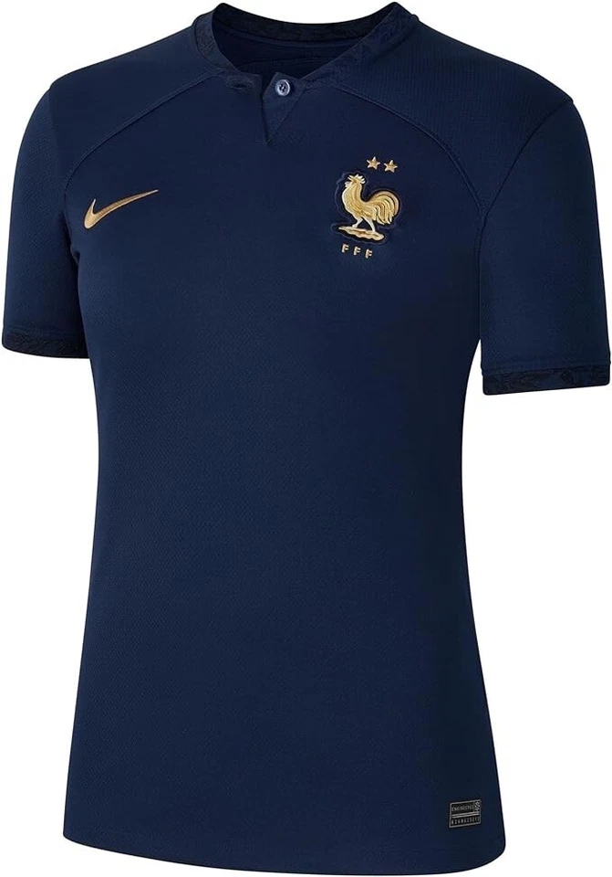 Nike France National Team Stadium Soccer Jersey Womens Small DN0764-410 Slim