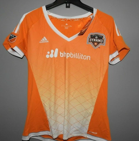 MLS Houston Dynamo #9 Adidas Soccer Jersey New Womens Sizes Cover