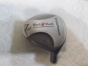 Golf Driver Head Only Black Shark #7 Tech Power 23 Degree Right Handed - Picture 1 of 5