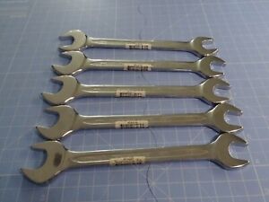 5 x Bahco 6Z Open Double Ended Unused Spanners - all the same size 5/8" & 3/4"