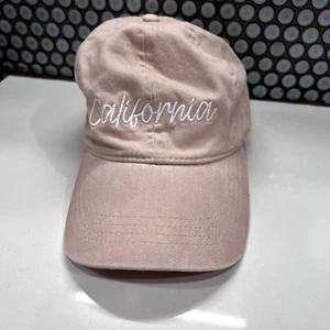 California Hat Cap Strap Back Adult Womens David & Young Pink - Picture 1 of 22