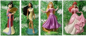 DISNEYPRINCESS 6 PIECE MAGICAL CHRISTMAS ORNAMENTS Holiday Tree Ornament NEW - Picture 1 of 8