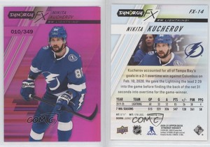 2020-21 Upper Deck Synergy Synergy FX Purple /349 Nikita Kucherov #FX-14