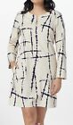 AmberNoon Il by Dr. Erum Ilyas Women’s Tunic dress Size S 3/4 Roll Tab Sleeve