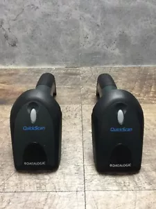 Lot of 2 Datalogic Quickscan M2 Wireless Barcode Scanner Only *TESTED WORKING* - Picture 1 of 7