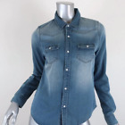 Joe's Jeans Western Denim Shirt Amy Cotton-Tencel Size Small Long Sleeve Top