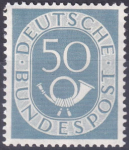 Bund BRD 50 Pf. Mi.Nr. 134 Posthorn postfrisch ** 1951 - Picture 1 of 1
