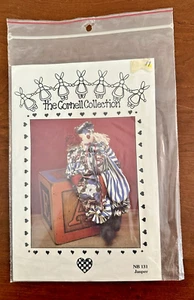 JASPER CLOWN DOLL 20" Tall Sewing Pattern by The Cornell Collection - Picture 1 of 3