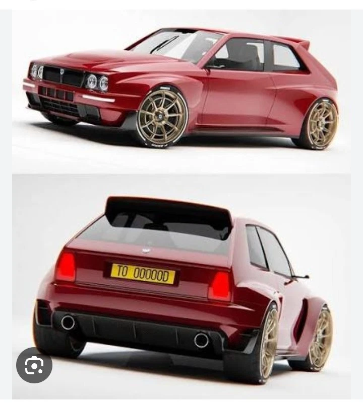 Vendo Modellino Lancia Delta Integrale Tuning in Scala 1: 24 Rosso   - Immagine 1 di 1