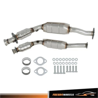 Pair Left+Right Catalytic Converter For Lincoln Town Car 2002 2003-2011 4.6L V8 Foto 1 de 4