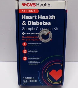 CVS Health Heart Health & Diabetes At Home No Lab Fees May27 - Picture 1 of 5