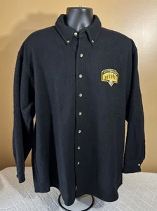 Vintage anni 90 Pittsburgh Steelers lana ricamata bottoni pesante Pro Elite XL - Foto 1 di 15