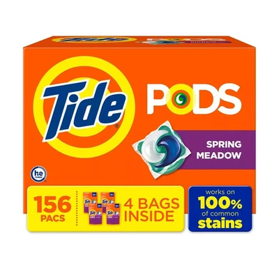 Tide PODS Laundry Detergent Pacs, Spring Meadow, 156 ct. - Image 1 of 2