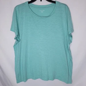 Eileen Fisher Top XL Mint Organic Cotton - Picture 1 of 11